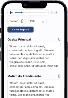 App Mobile Scriba - Tela inicial